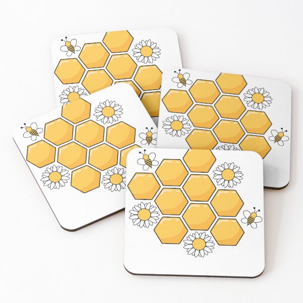 Item preview, Adorable Beehive with Bees and Daisies designed and sold by Nathalia Montoro.