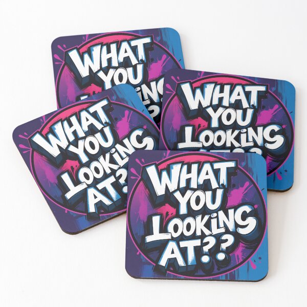 Item preview, What you Looking at? designed and sold by Vintage Designs +.