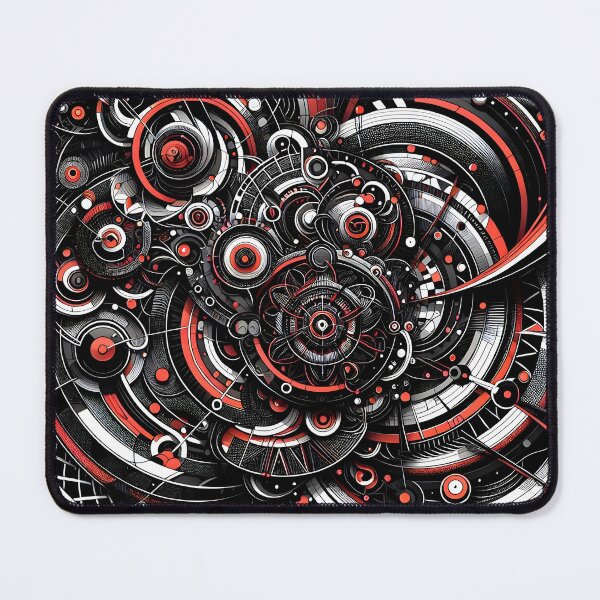 Item preview, Black & Red Abstract Design designed and sold by Alessei.