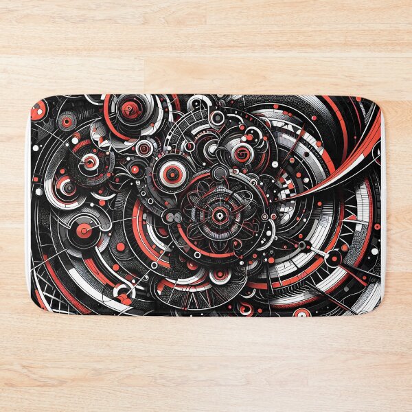 Item preview, Black & Red Abstract Design designed and sold by Alessei.