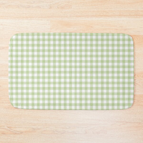 Item preview, Light Green Gingham Pattern designed and sold by Sable Designs.