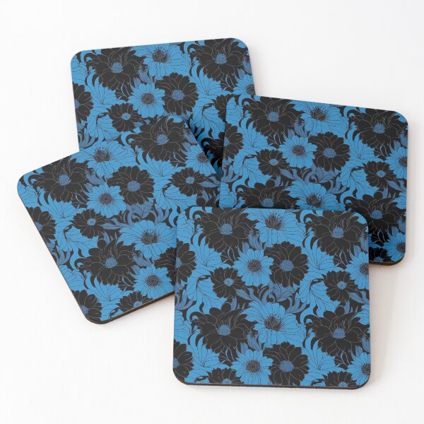 Item preview, Black and Blue Daisies designed and sold by elizabethdancer.