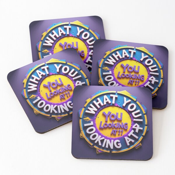 Item preview,  What you Looking at? designed and sold by Vintage Designs +.