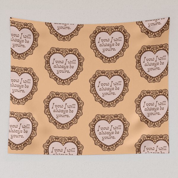 Item preview, 'I Will Always Be Yours' Valentine designed and sold by justswemothings.