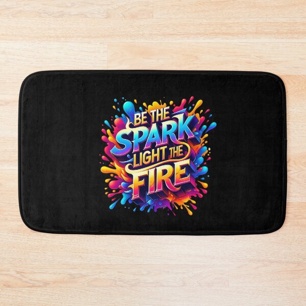 Item preview, Be the Spark, Light the Fire – Motivational Quote designed and sold by artedigital99.