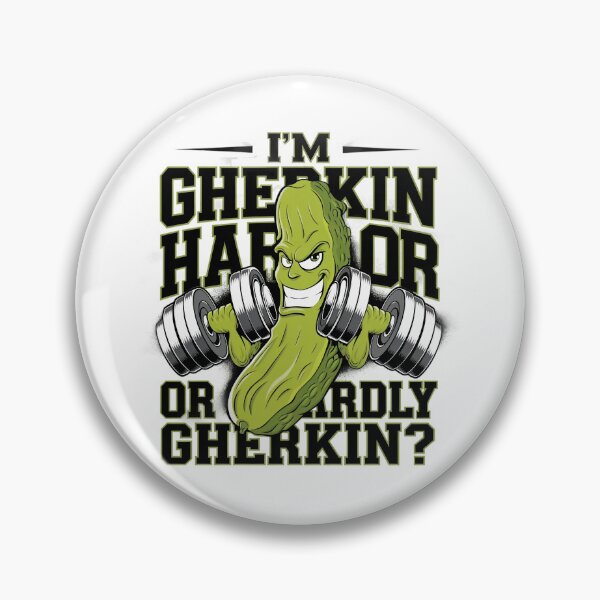 Item preview, I’m gherkin hard or hardly gherkin? designed and sold by MagicWander.
