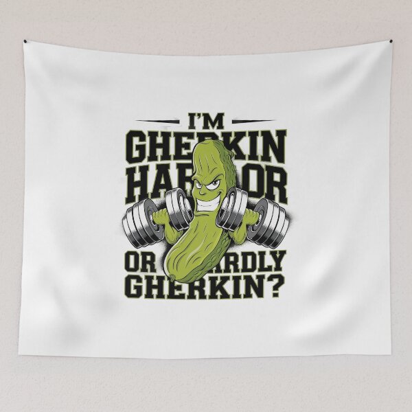 Item preview, I’m gherkin hard or hardly gherkin? designed and sold by MagicWander.