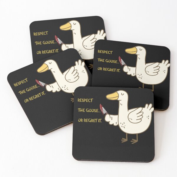 Item preview, Menacing Goose - Respect the Goose or Regret It designed and sold by piocreations.