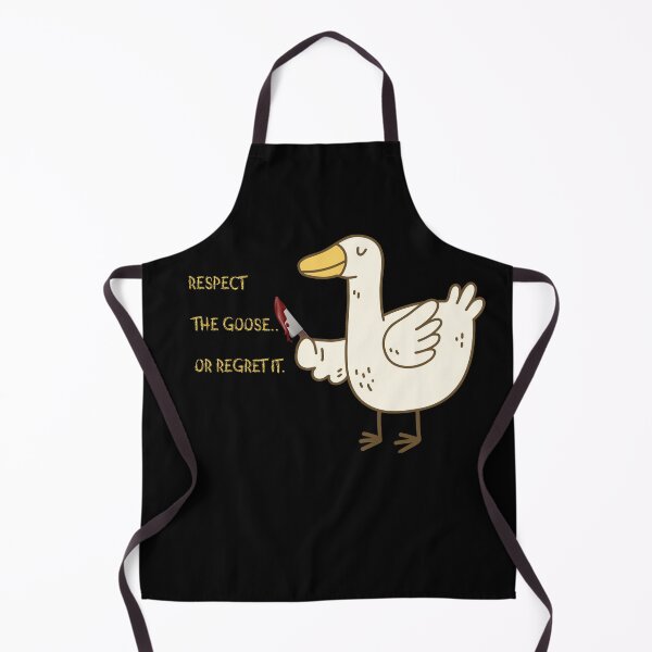 Item preview, Menacing Goose - Respect the Goose or Regret It designed and sold by piocreations.