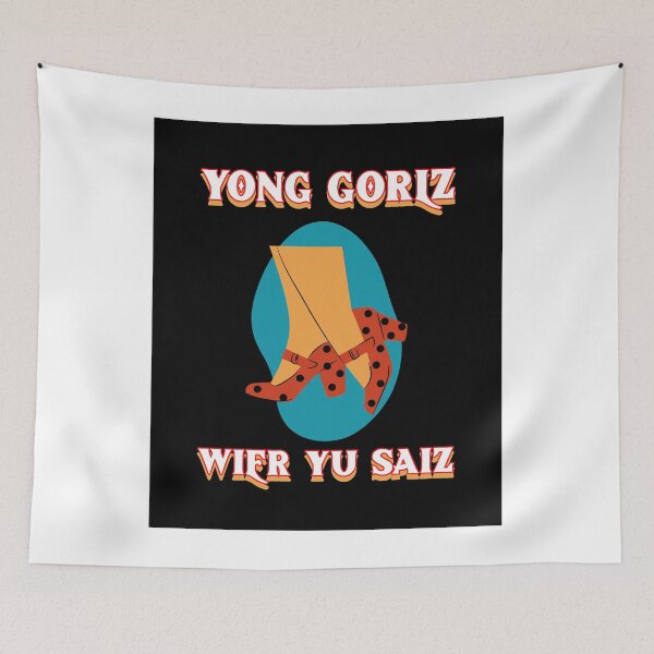 Item preview, Yong Gorlz Wier Yu Saiz Jamaican Patois designed and sold by Kolcha.