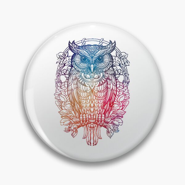 Item preview,  Colorful Owl Mandala – Intricate & Vibrant Art designed and sold by freeArt10.