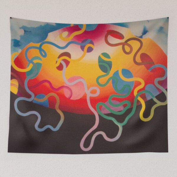 Item preview, Colorful pattern of vines designed and sold by jsebouvi.