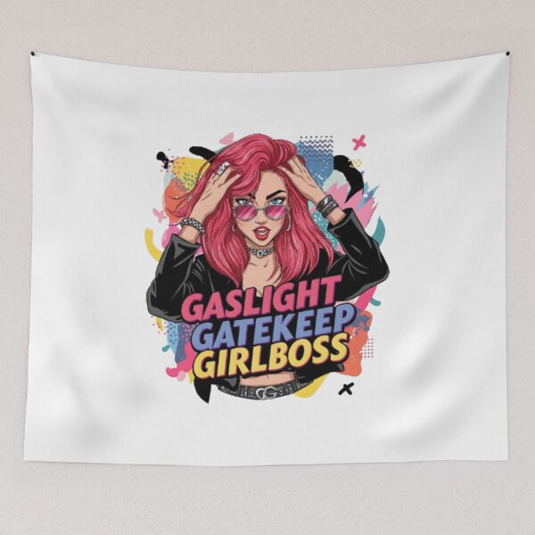 Item preview, Gaslight Gatekeep Girlboss  designed and sold by Shivam Arora.