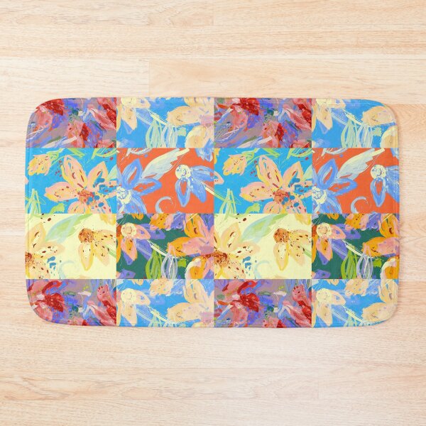 Item preview, Impressionist Flowers Quilt Patchwork t designed and sold by Sharon Schwalbe.