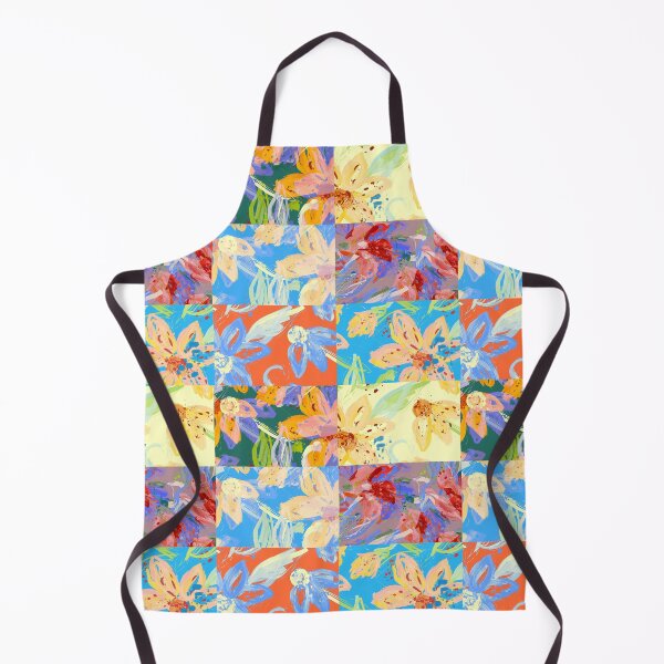 Item preview, Impressionist Flowers Quilt Patchwork t designed and sold by Sharon Schwalbe.