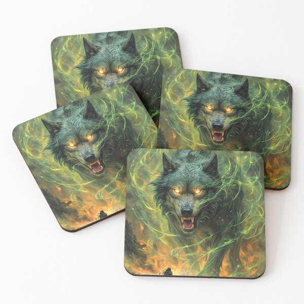 Item preview, Wolf Guardian Fantasy Warrior Battle designed and sold by Abdu  Innovations.