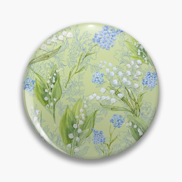 Item preview, Lily of the Valley and Forget Me Nots designed and sold by TurquoiseBird.