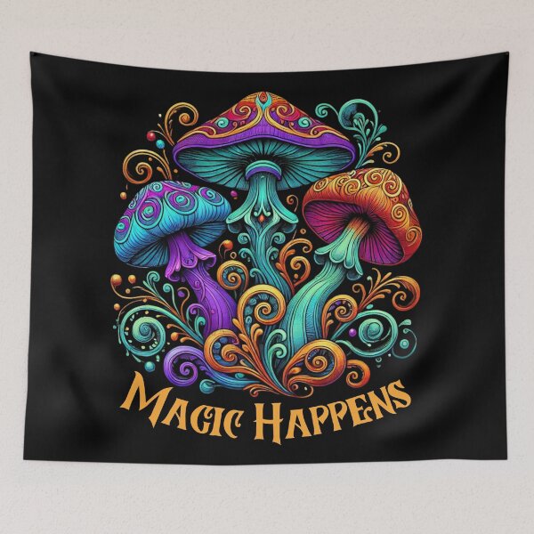 Item preview, Magic Happens – Psychedelic Shrooms designed and sold by sekrecja.