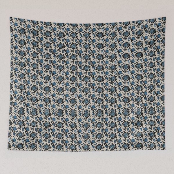 Item preview, Blue and Black Floral designed and sold by elizabethdancer.