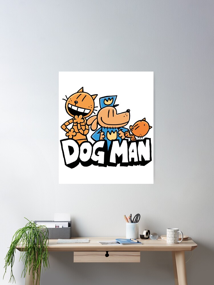 Thumbnail 2 of 3, Poster, Dog Man | Dog Man x Petey and Li'l Petey designed and sold by FandomFocus.