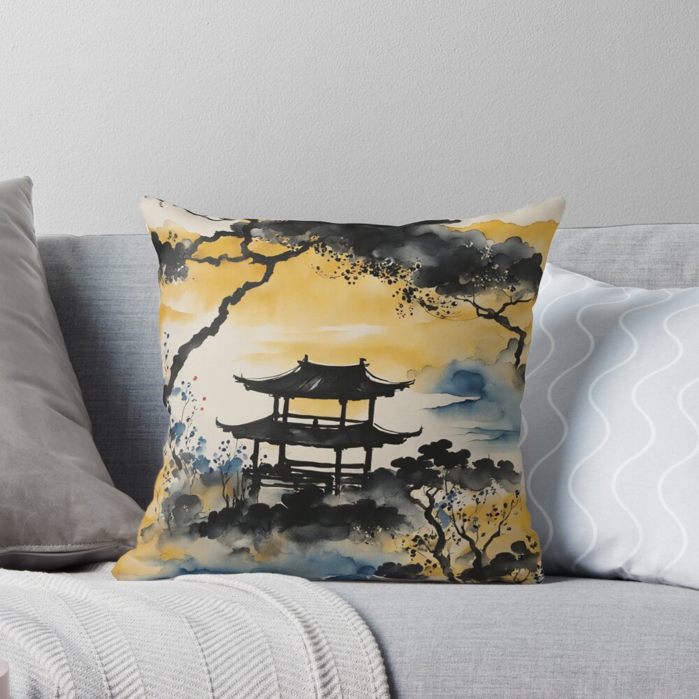 Item preview, Throw Pillow designed and sold by SpunkySpaniel.