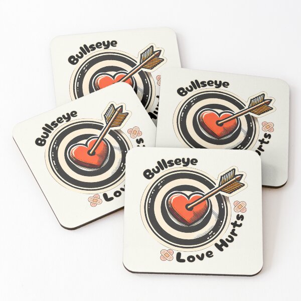 Item preview, Bullseye: Love Hurts – Edgy Tattoo-Style Heart Design - Self Love - Love Yourself designed and sold by Dantin.