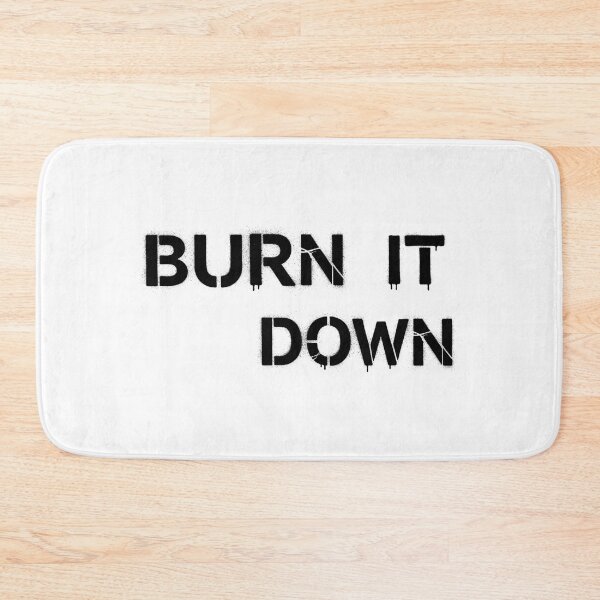 Item preview, LP - Burn It Down (Black Letters) - Stencil Graffiti Style designed and sold by GraffitiLab.