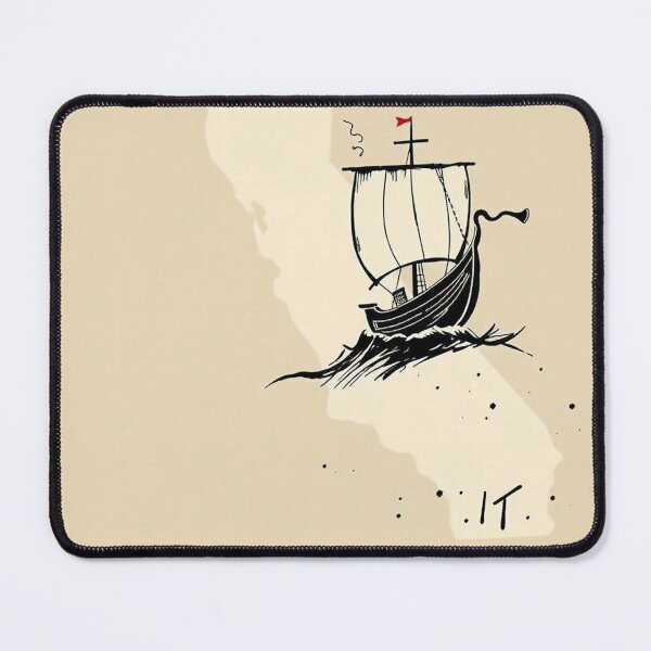 Item preview, California – Satirical Minimalist Illustration designed and sold by SparkyBamBam.
