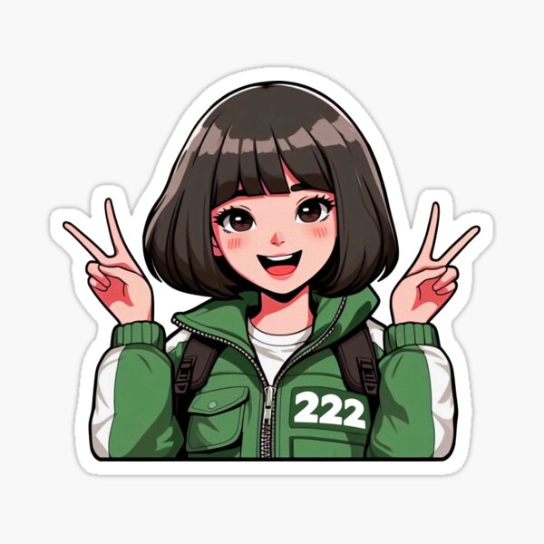 Squid Game 2 Player 222 Kim Jun-hee Sticker
