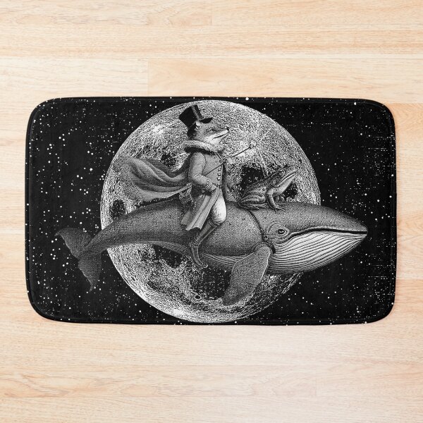 Item preview, True Moon Love – Fox and Toad on Whale designed and sold by Clarissa Schwarz.
