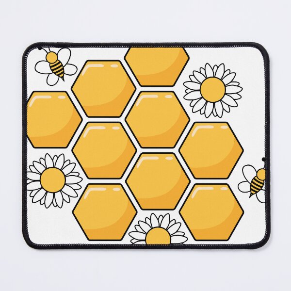 Item preview, Adorable Beehive with Bees and Daisies designed and sold by Nathalia Montoro.