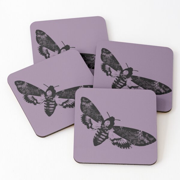 Item preview, Purple - Deaths head hawkmoth print designed and sold by AJ-Rees.
