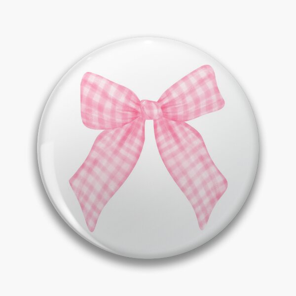 Item preview, Pink Gingham Bow designed and sold by Sable Designs.