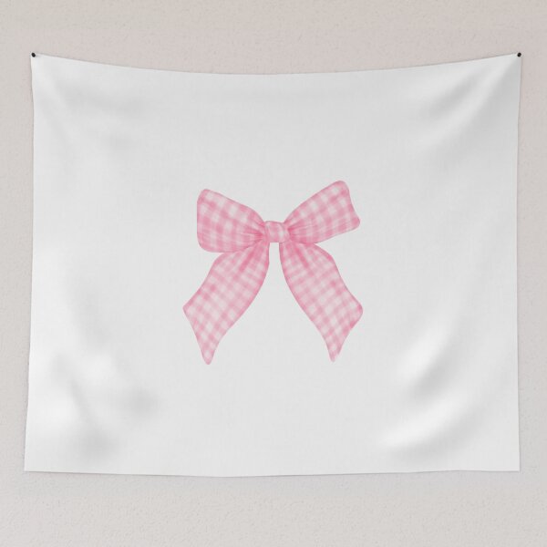 Item preview, Pink Gingham Bow designed and sold by Sable Designs.
