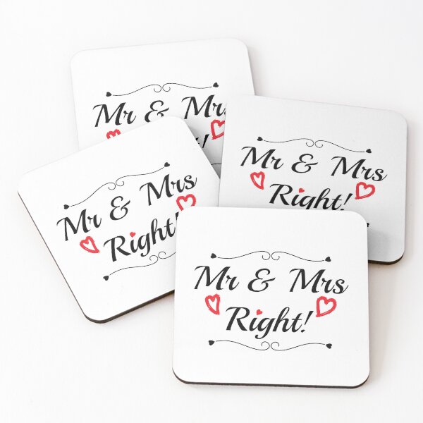 Item preview, Mr & Mrs Right Couple tag designed and sold by INFIDESIGN.