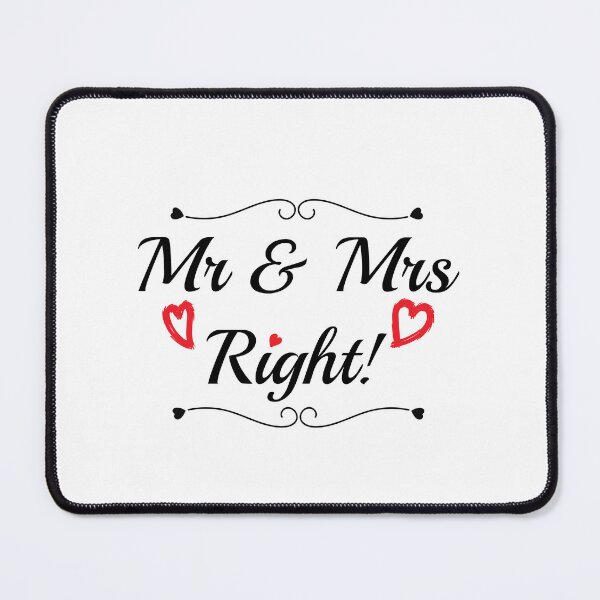Item preview, Mr & Mrs Right Couple tag designed and sold by INFIDESIGN.