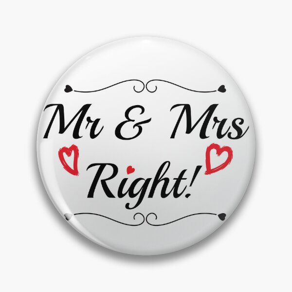 Item preview, Mr & Mrs Right Couple tag designed and sold by INFIDESIGN.