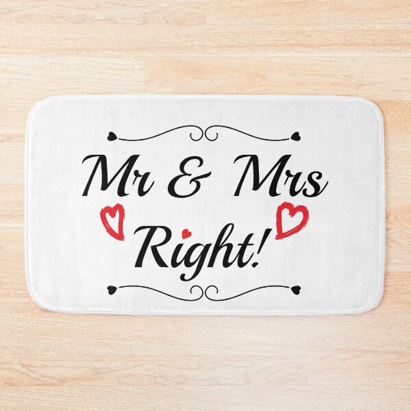 Item preview, Mr & Mrs Right Couple tag designed and sold by INFIDESIGN.