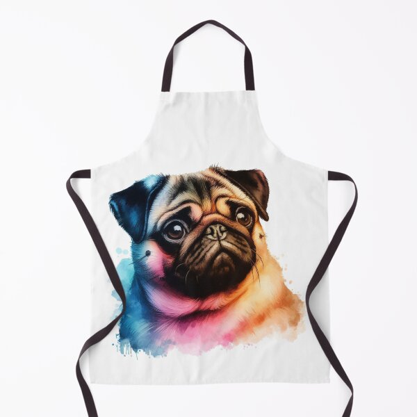 Item preview, Pug Watercolor Portrait designed and sold by MaedK.