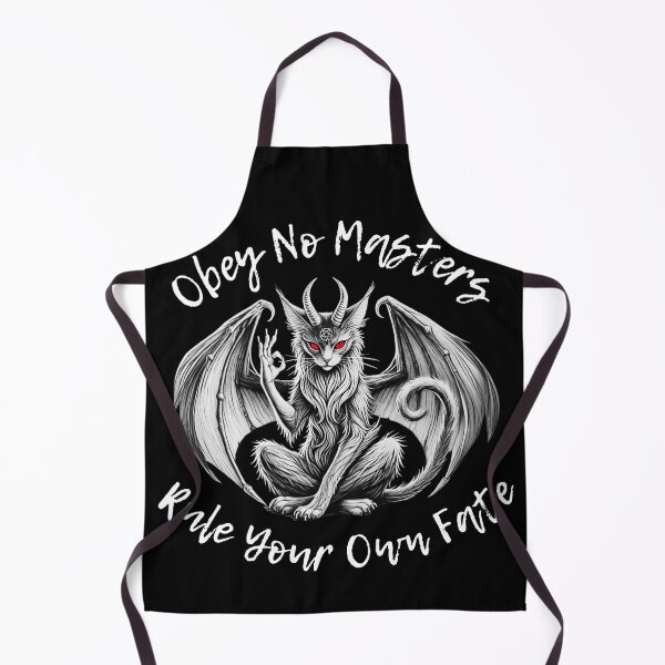 Item preview, Obey No Masters – Baphomet Cat designed and sold by sekrecja.