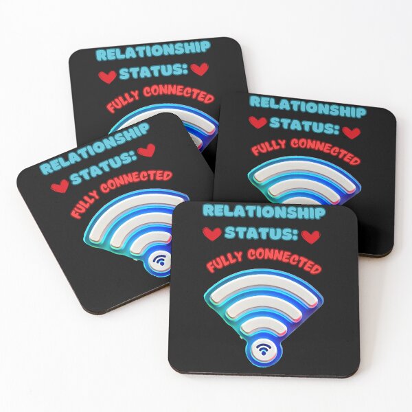 Item preview, Relationship Status: Fully Connected - Modern WIFI / Internet Love Design - Self Love  designed and sold by Dantin.