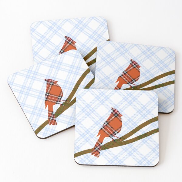 Item preview, Northern Cardinal Tartan Twill Plaid designed and sold by Chad K Art.