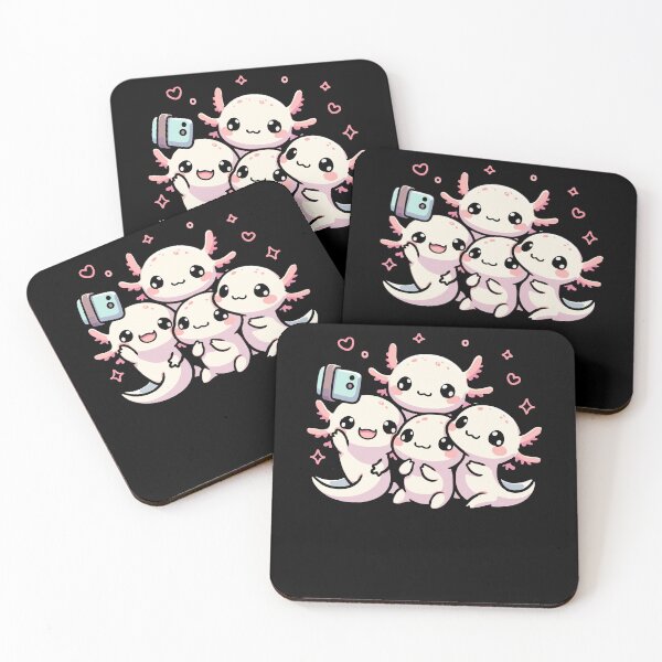 Item preview, Adorable Kawaii Axolotl Selfie Cute Animal Lover designed and sold by PrintCrafting.
