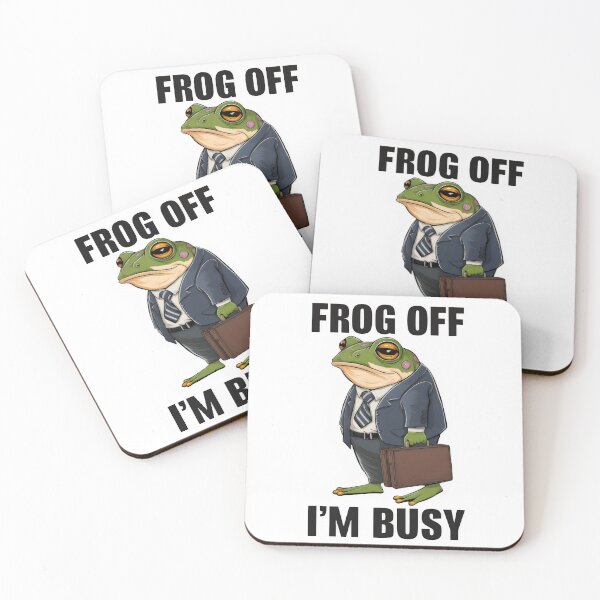 Item preview, Frog Off Im Busy Business Toad designed and sold by Abdu  Innovations.