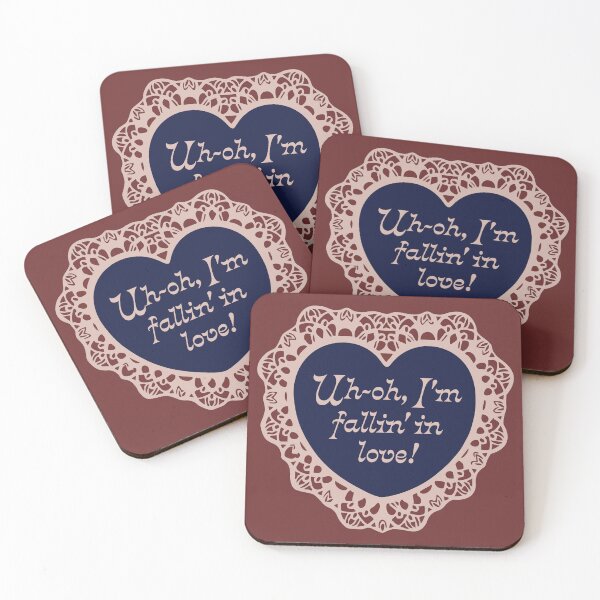 Item preview, 'Fallin' In Love!' Valentine designed and sold by justswemothings.