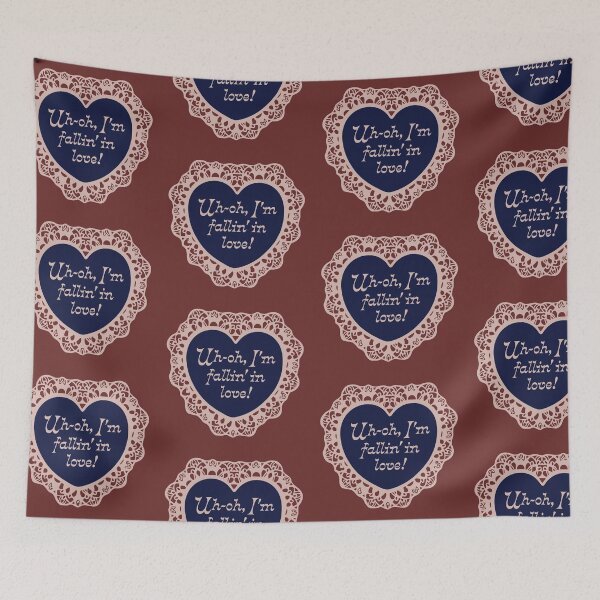 Item preview, 'Fallin' In Love!' Valentine designed and sold by justswemothings.
