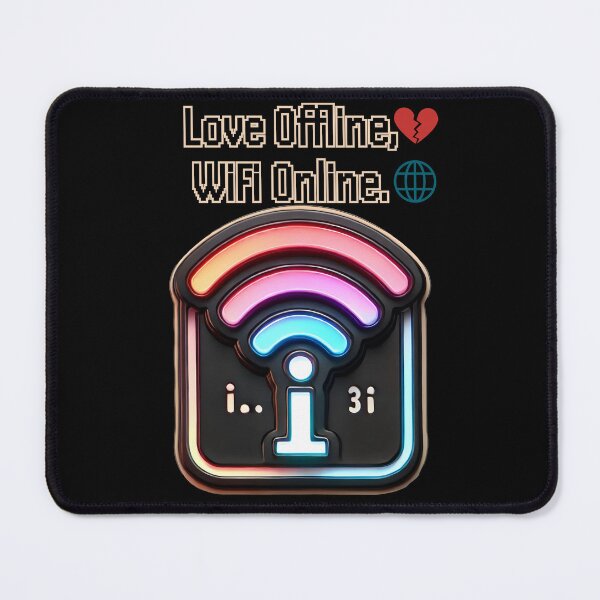 Item preview, Love Offline, WiFi Online - Modern WIFI / Internet Online Love Design - Self Love designed and sold by Dantin.
