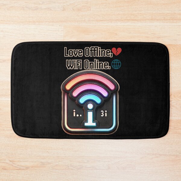 Item preview, Love Offline, WiFi Online - Modern WIFI / Internet Online Love Design - Self Love  designed and sold by Dantin.
