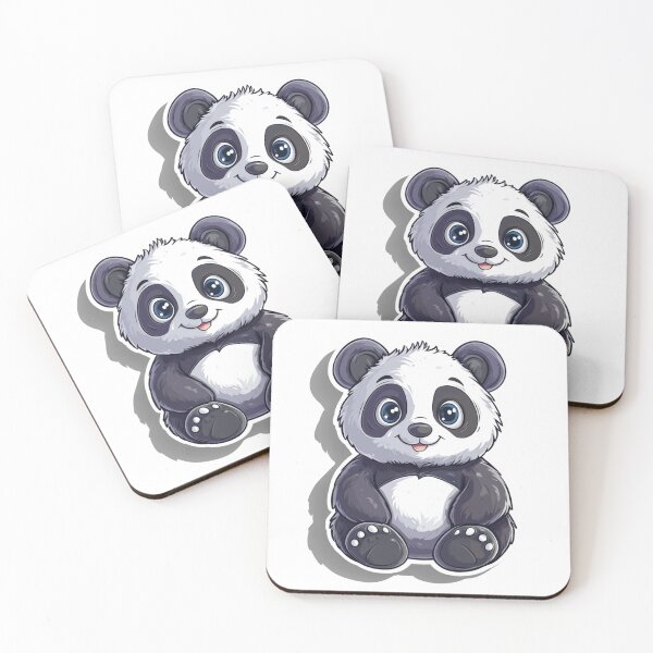 Item preview, Cartoon Panda designed and sold by NicolasGlowArt.