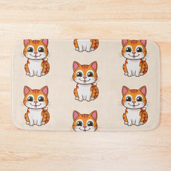 Item preview, Cute smile cat kitten happy animal portrait cool designed and sold by anrecat.